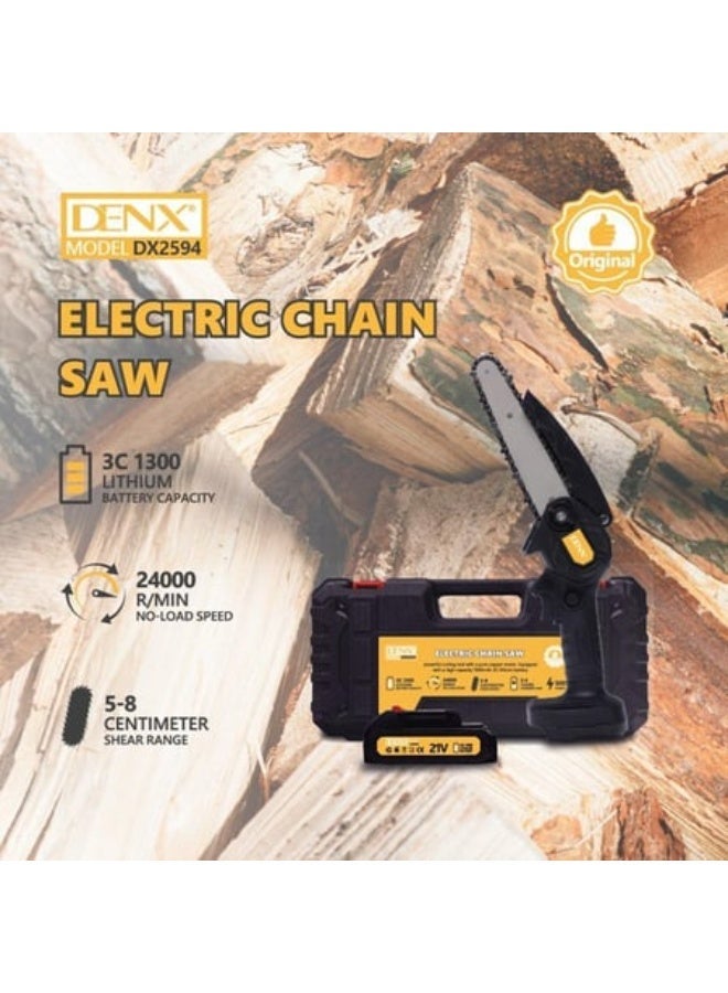 Denix Electric chainsaw, operates for 2-3 hours continuously, 500W, DX2594 - Image 1
